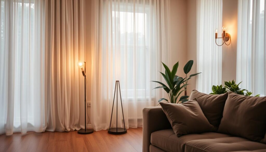 lighting and window treatments